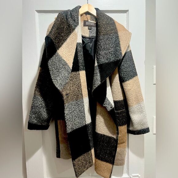 Badgley Mischka Wool Coat - Picture 1 of 4
